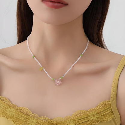 Blooming Whisper Parure Necklace and Ring