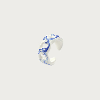 Blue Ink Sky Ring