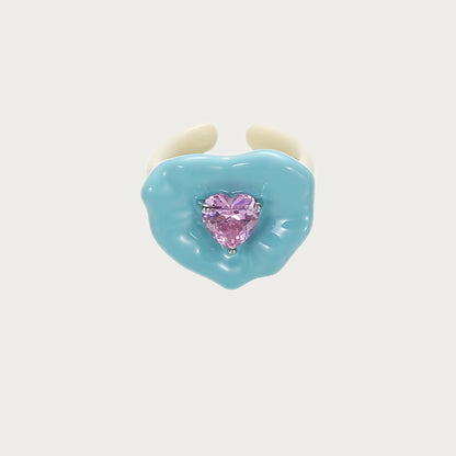 Ruffles Heart Ring