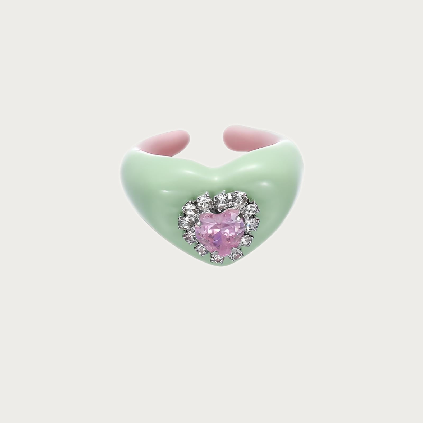 Ruffles Heart Ring