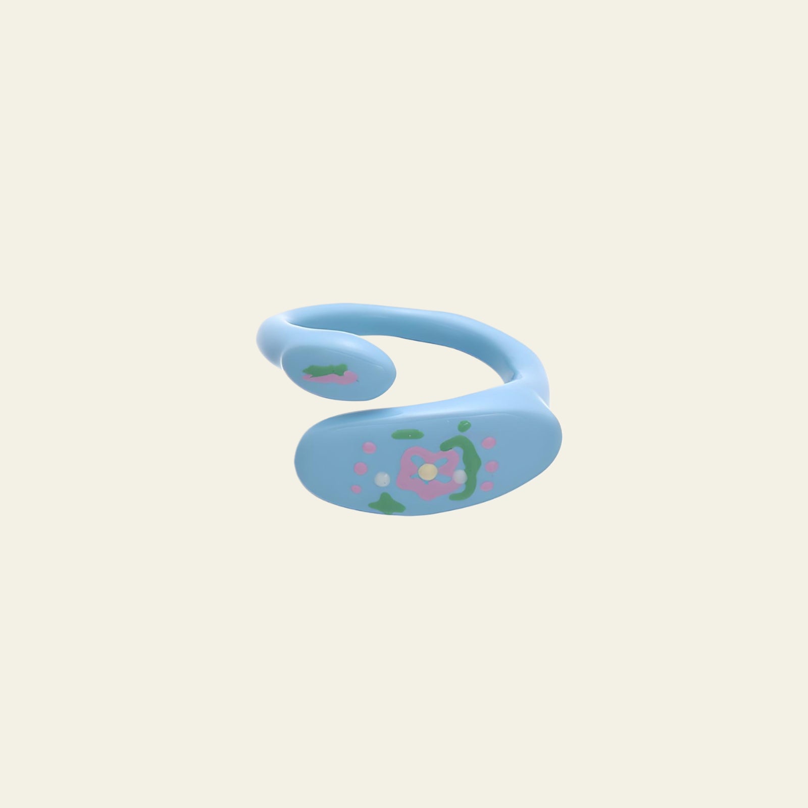 Blue Scroll Ring