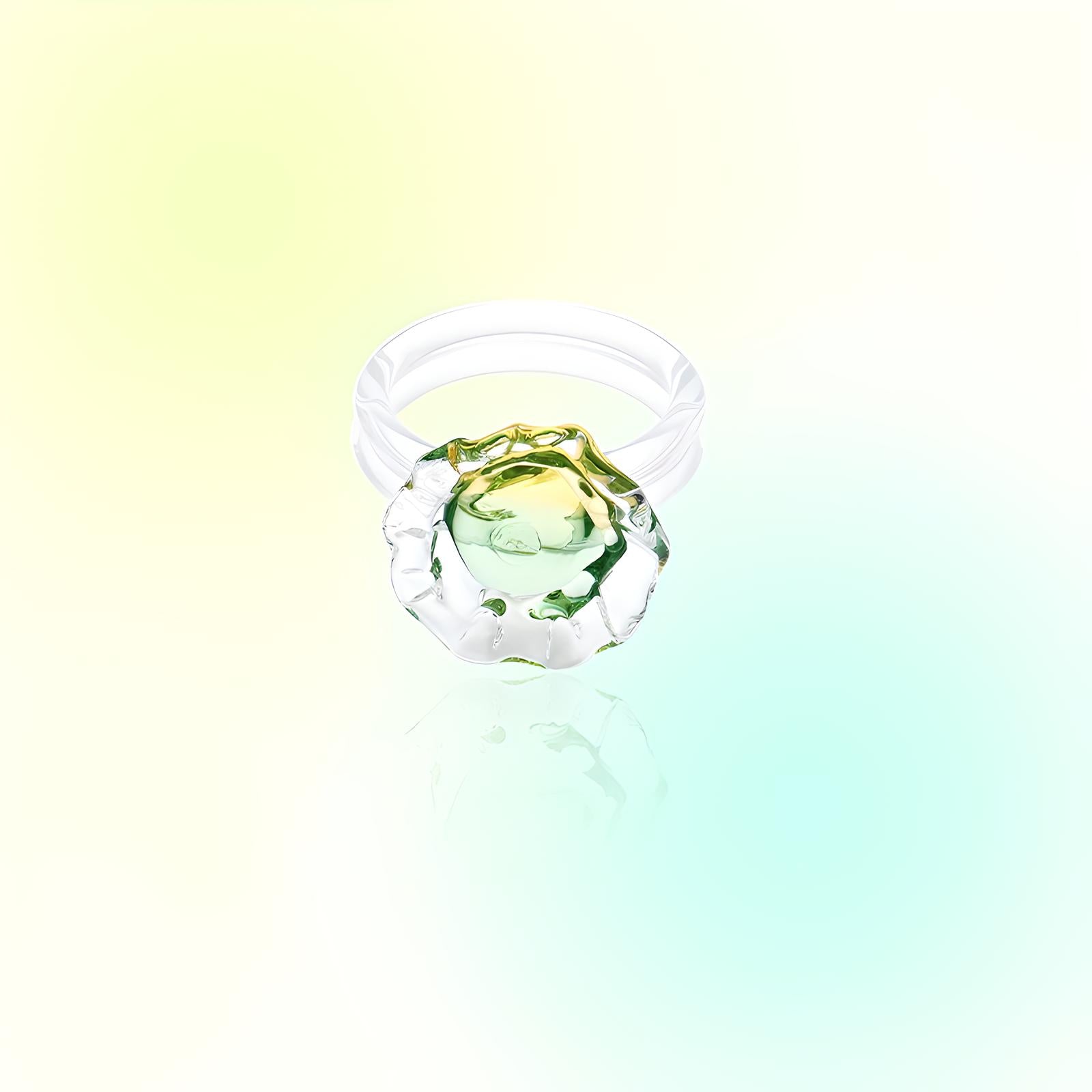 Greenery Glaze Ring - Steppaws