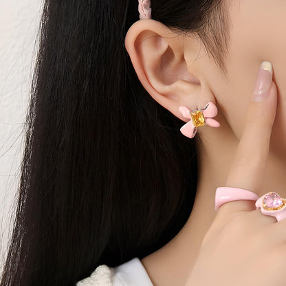 Barbie Bow Earrings - Steppaws