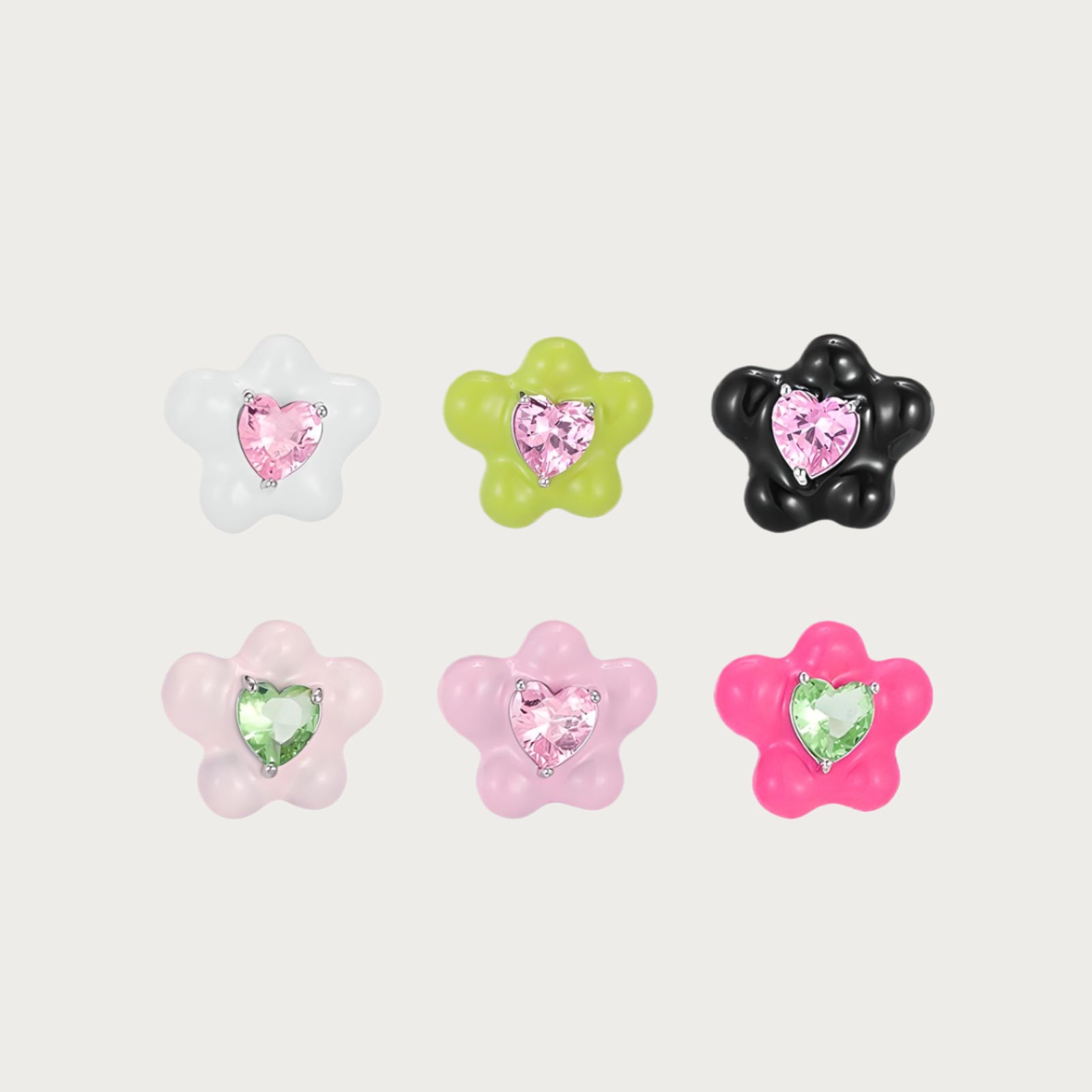 Flower Road Stud Earrings