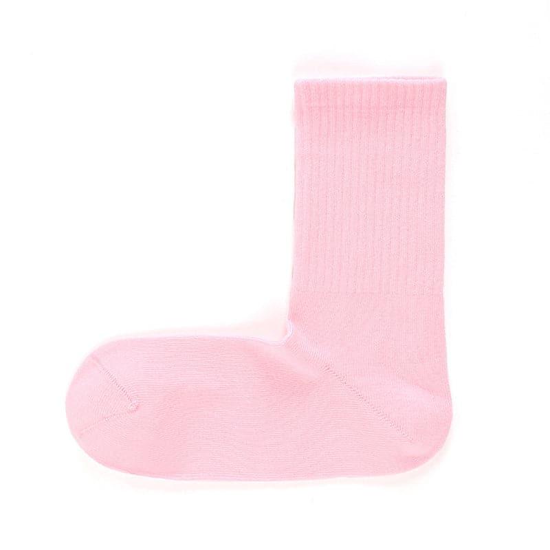 Cotton Right Angle Socks Boneless Socks Solid Color Long Socks - Steppaws