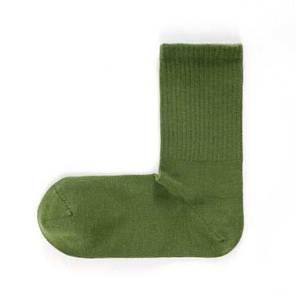 Cotton Right Angle Socks Boneless Socks Solid Color Long Socks - Steppaws