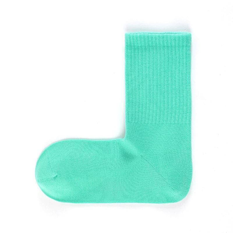 Cotton Right Angle Socks Boneless Socks Solid Color Long Socks - Steppaws