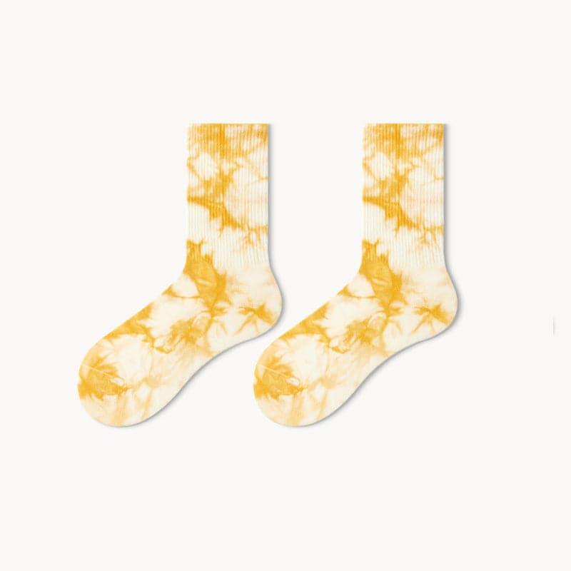 Colorful Tie Dye Sports Breathable Street Fashion Trendy Socks - Steppaws