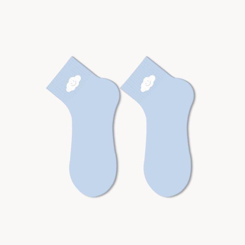 Cartoon Embroidery Cute Icon Summer Socks - Steppaws