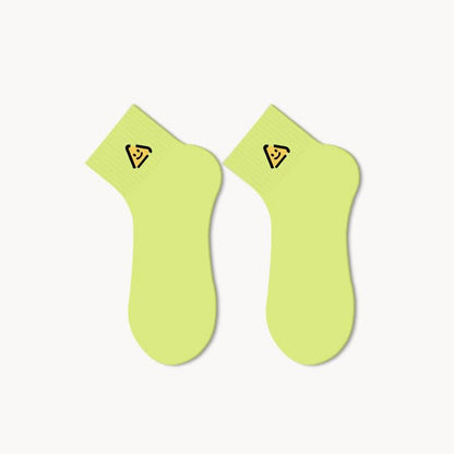 Cartoon Embroidery Cute Icon Summer Socks - Steppaws