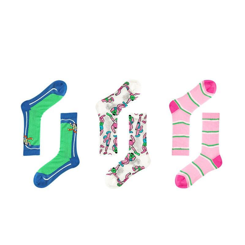 Renaissance Colorful Personalized Summer Socks - Steppaws