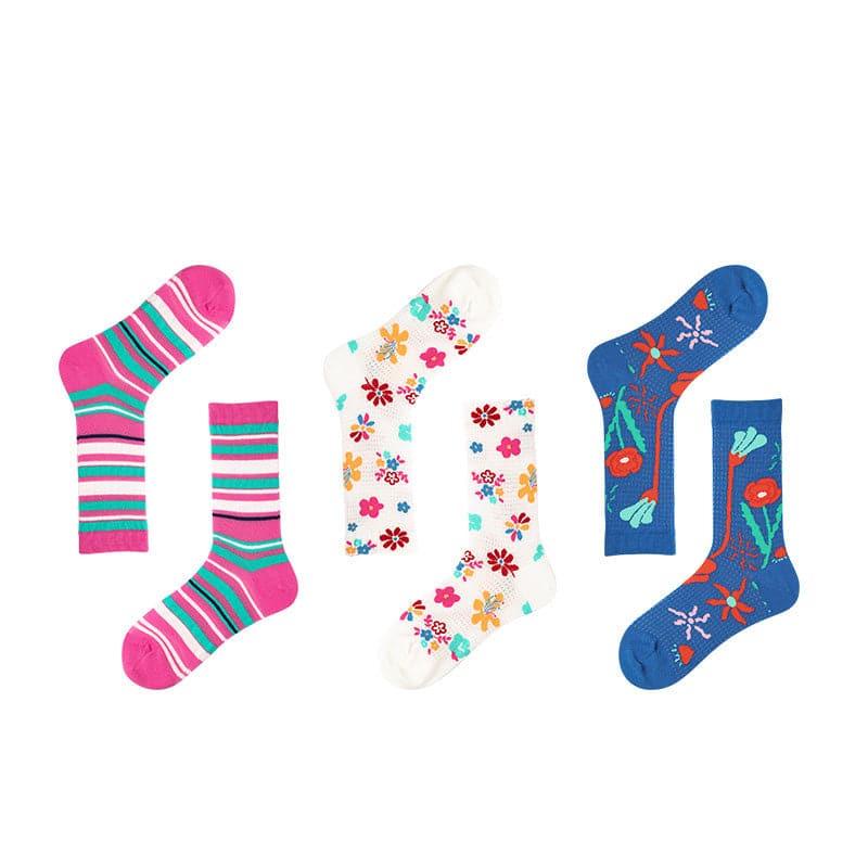 Renaissance Colorful Personalized Summer Socks - Steppaws