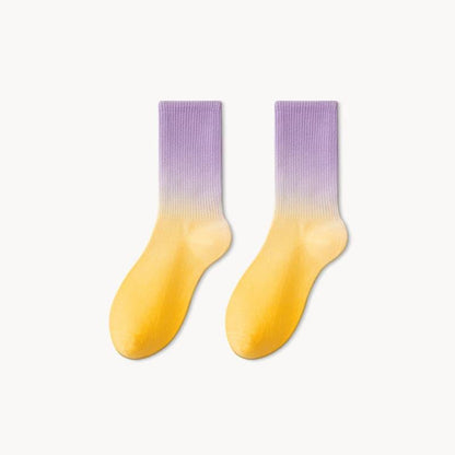 Gradient Color Sports Summer Socks - Steppaws