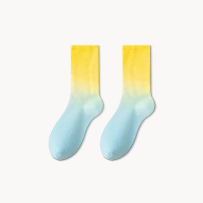 Gradient Color Sports Summer Socks - Steppaws