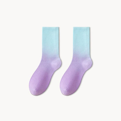 Gradient Color Sports Summer Socks - Steppaws