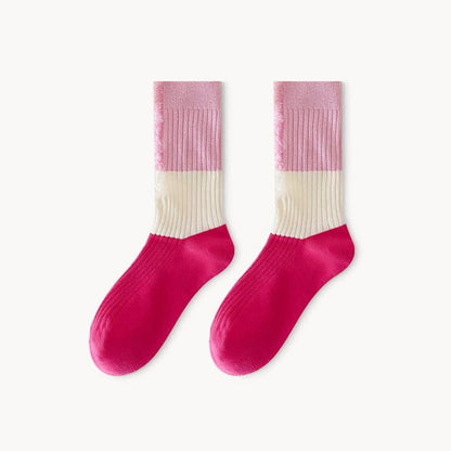 Color Matching Ripped Socks Trend Socks - Steppaws