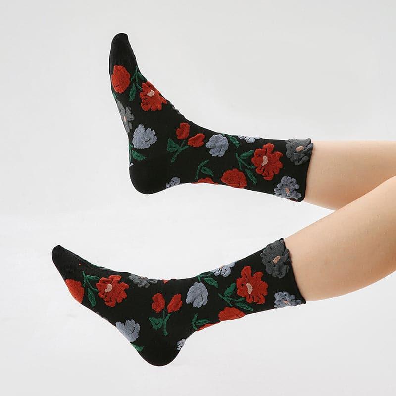 Retro Style Trendy Mid-calf Socks - Steppaws