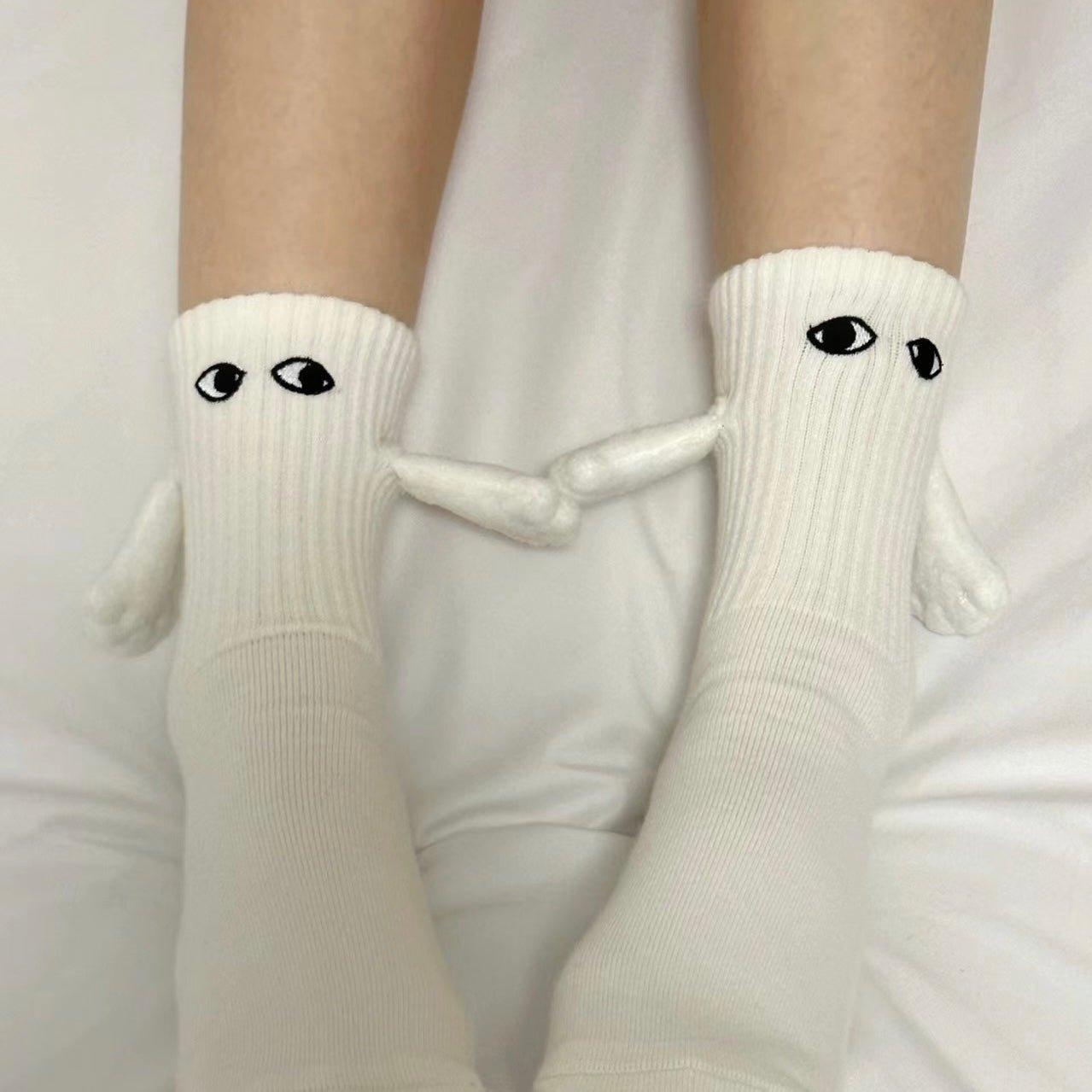 Couple Cute Holding Hands Socks - Steppaws