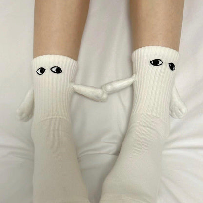 Couple Cute Holding Hands Socks - Steppaws