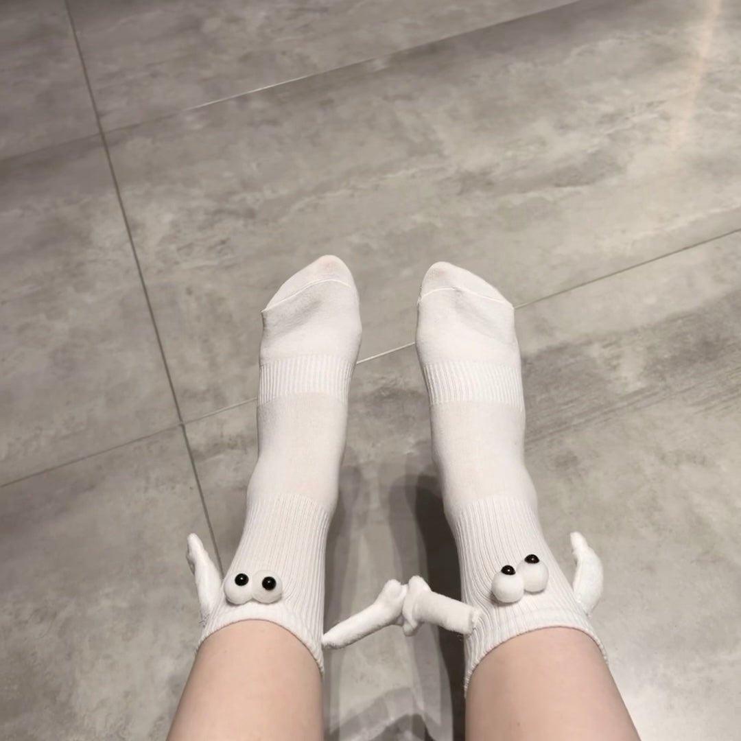 Couple Cute Holding Hands Socks - Steppaws