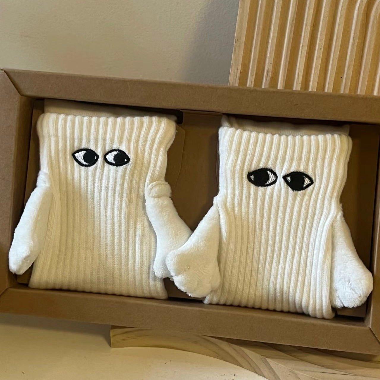 Couple Cute Holding Hands Socks - Steppaws